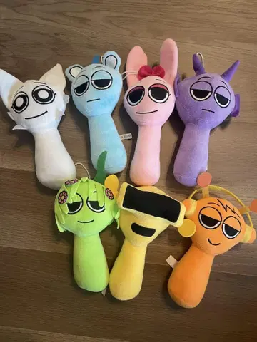 스플랜키 봉제 인형 7체 세트