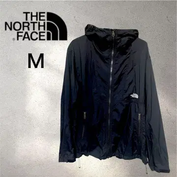 The North Face 블랙 나일론 자켓 컴팩트 자켓