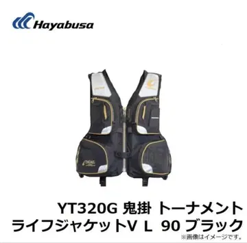 하야부사 YT320G 오니가케 토너먼트 구명 조끼 V L 90 블랙
