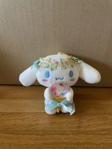 산리오 퓨로랜드 한정판 시나모롤 꽃 왕관