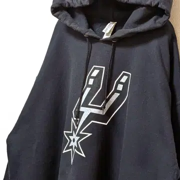 저지스 NBA 샌안토니오 스퍼스 후드 맨투맨 블랙 XL 구제 의류