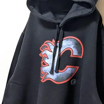 파나틱스 NHL 캘거리 플레임스 후드 맨투맨 블랙 XL 구제 의류