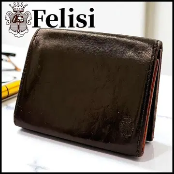 [ 단종품 ] Felisi/카드 케이스/명함지갑/909/다크 브라운