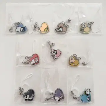 PEANUTS SNOOPY 마커 참 하트 전 10종 컴프 세트