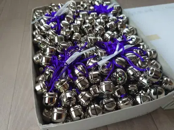 종 500개입 니켈 약 2cm 보라색 끈 포함 축제 미사용품