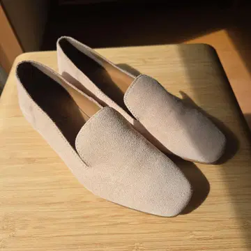 Stilmoda 플랫슈즈 슬립온 스웨이드 베이지 사이즈 36