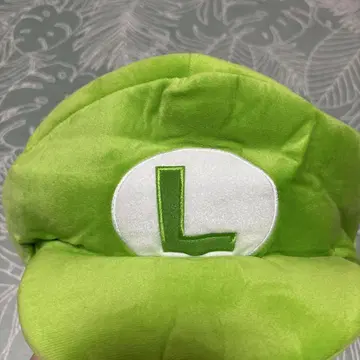 루이지 모자 그린 컬러 플리스 소재