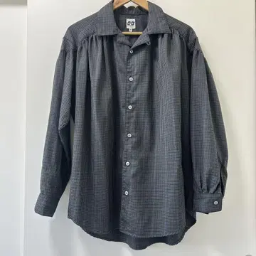 AIE 체크 무늬 긴팔 셔츠 M 사이즈