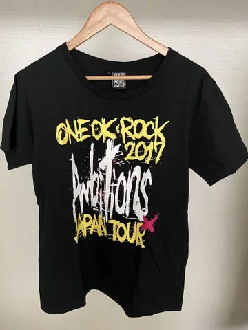 ONE OK ROCK 2017 JAPAN TOUR 티셔츠 L 사이즈