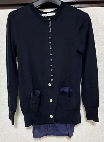 사카이 럭 sacai luck 가디건 사이즈 2 네이비