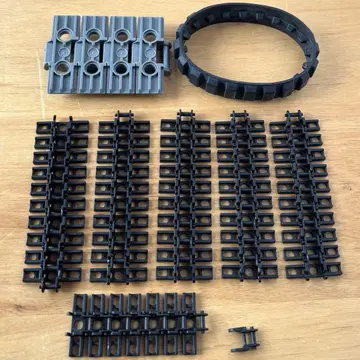 LEGO 캐터필러 부품 블랙 57개 타이어