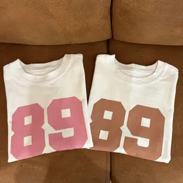 화이트 T셔츠 숫자 89 Ch!iii