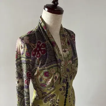 ETRO 꽃무늬 프린트 원피스 42