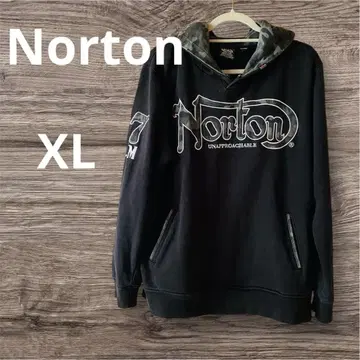 Norton 노튼 후드티 XL 블랙 후디 맨투맨 구제 의류