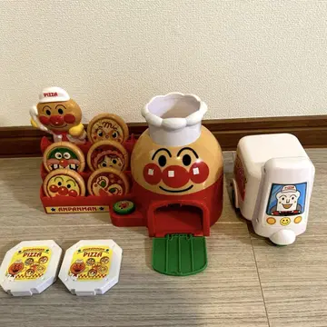 호빵맨 바이크로 배달해! 호빵맨 택배 피자 가게