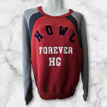 HYSTERIC GLAMOUR 맨투맨 H택 빨간색