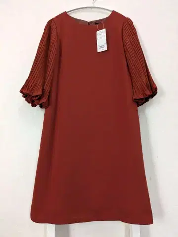 BEAMS 택 포함 새상품 원피스 테라코타 청순 결혼식 파티