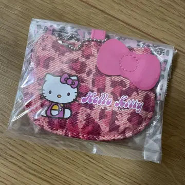 산리오 키티 레오파드 무늬 거울