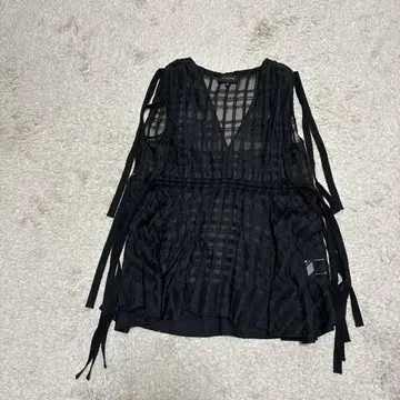 리 마더스 블랙 슬리브리스 튜닉 00