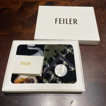 FEILER 페이러 타월 손수건 남성용 2장 세트