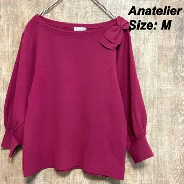 ANATELIER 아나텔리어 니트 스웨터 퍼프 슬리브 M