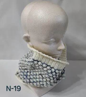 오팔 털실. Opal. 삭스얀. 손뜨개질. 넥워머 N-19