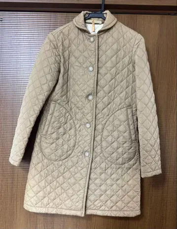 LAVENHAM 퀼팅 코트 사이드 포켓 포함 사이즈 32