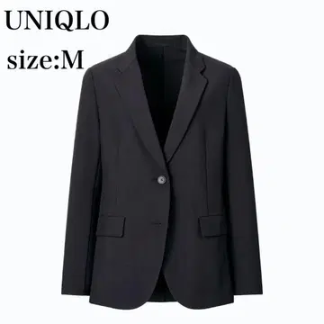[ 새상품급 ] UNIQLO 유니클로 감동 자켓 릴랙스핏 블랙 M