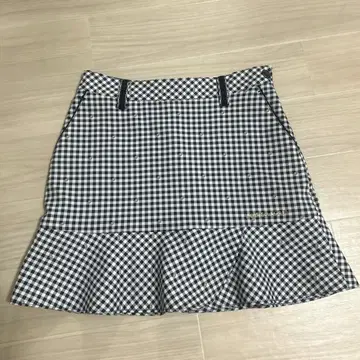 마크앤로나 스커트 깅엄 체크 밑단 플레어 이너 팬츠 포함