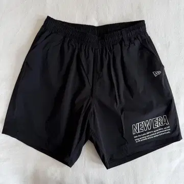 NEW ERA 블랙 숏팬츠 L