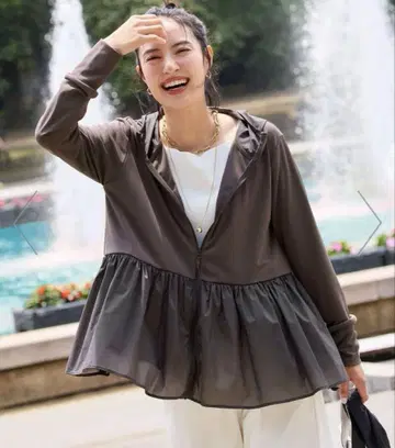 안피로 UV컷/흡수 속건 래쉬가드 차콜 S