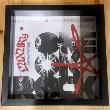 ONE OK ROCK Luxury Disease 메가 재킷 프레임 포함