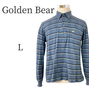 Golden Bear 골든베어 파랑 피케 셔츠 L