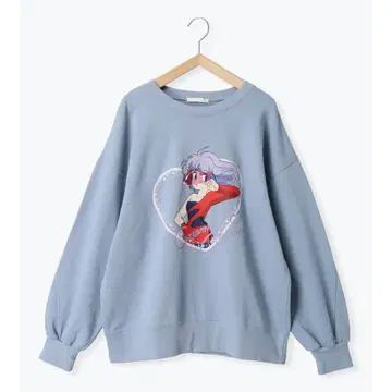 색스 ehka sopo x 마법의 천사 크리미마미 프린트 맨투맨