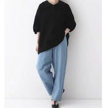 nest Robe 코튼 서프 니트 폴로 셔츠 티셔츠