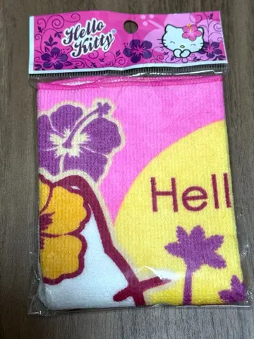 산리오 헬로키티 하와이 한정판 호놀룰루 미니 타월 지역 한정 키티