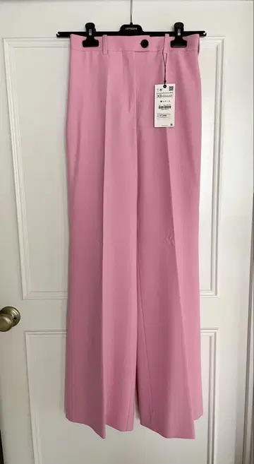 [ 새상품 미사용 ] [ ZARA ] 핑크 와이드 레그 슬랙스
