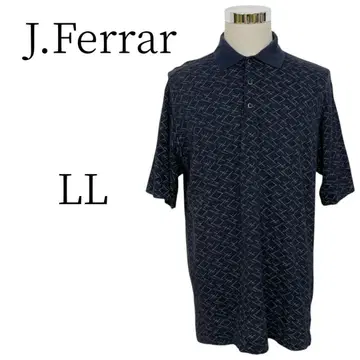 새상품급 J.Ferrar 제이페라 네이비 피케 셔츠 XL(LL)