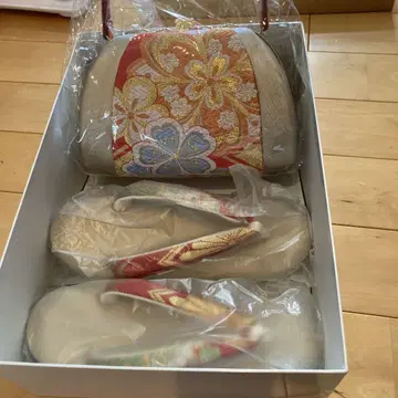 꽃무늬 자수 일본 의류용 백과 조리 세트