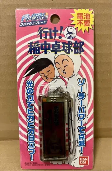 초레어 진품 새상품 가라! 이나중 탁구부 플래시 플레이트 키링 솔라