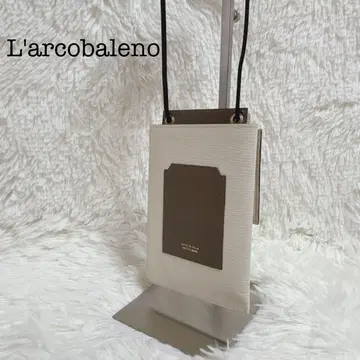 L'arcobaleno 스마트W 숄더 가죽 지갑 라르코발레노
