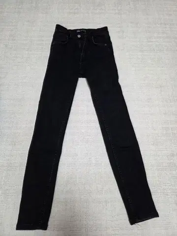 ZARA 블랙 스키니 데님 하이웨스트