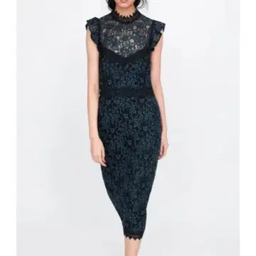 ZARA 베이직 전체 레이스 원피스