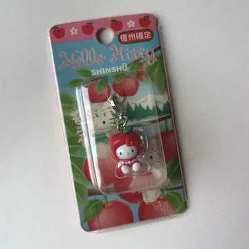 지역 한정 키티 헬로키티 사과 모자 신슈 한정판