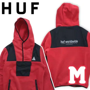 하프 HUF 두툼한 아노락 플리스 자켓