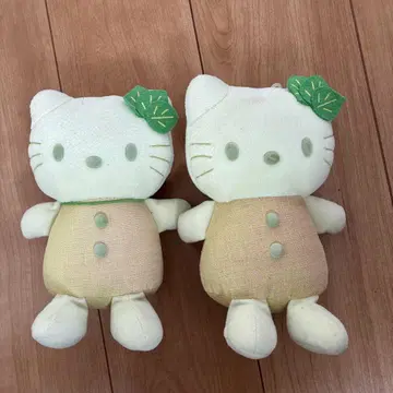 헬로키티 봉제 인형 2체 세트