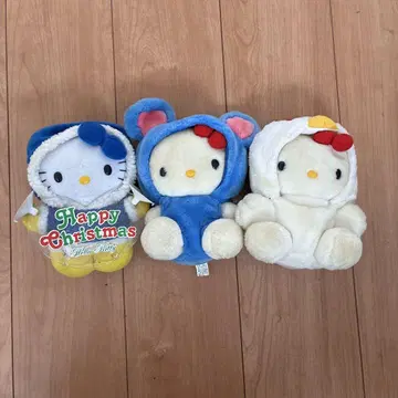 헬로키티 봉제 인형 3체 세트