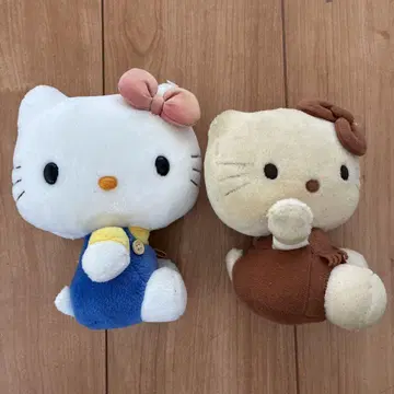 헬로키티 봉제 인형 2개 세트