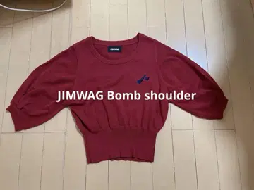 JIMWAG Bomb shoulder 썸머 니트