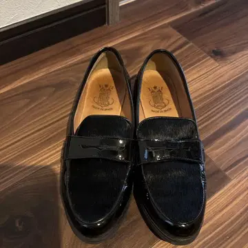 블랙 가죽 로퍼 Made in Spain